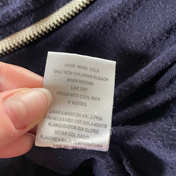 Blue Zip Up Hoodie - Picture 5 of 10